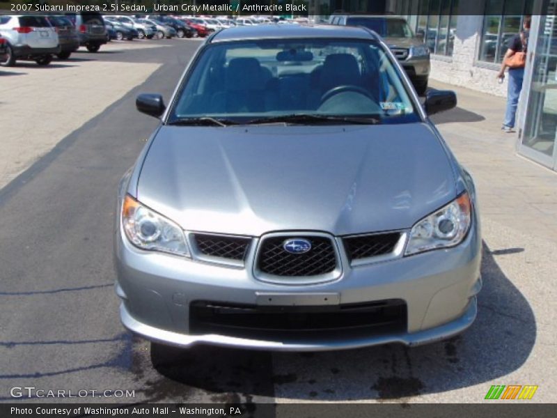 Urban Gray Metallic / Anthracite Black 2007 Subaru Impreza 2.5i Sedan