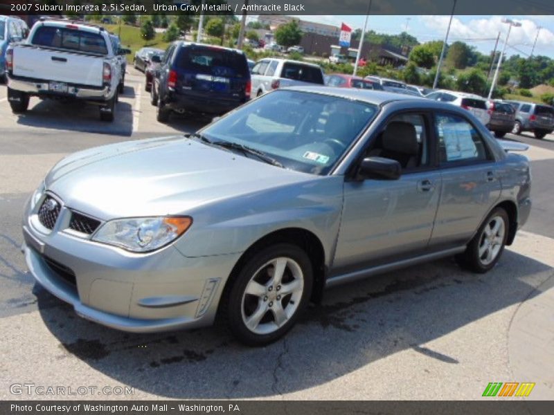 Urban Gray Metallic / Anthracite Black 2007 Subaru Impreza 2.5i Sedan