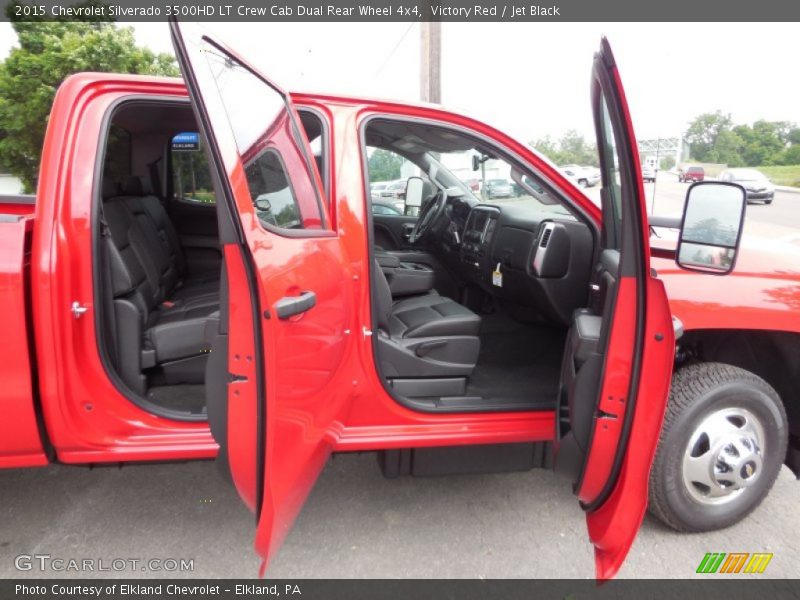 Victory Red / Jet Black 2015 Chevrolet Silverado 3500HD LT Crew Cab Dual Rear Wheel 4x4