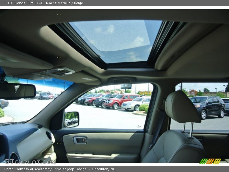 Mocha Metallic / Beige 2010 Honda Pilot EX-L