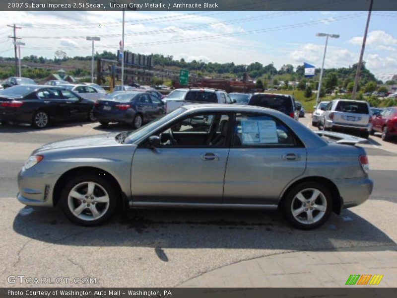 Urban Gray Metallic / Anthracite Black 2007 Subaru Impreza 2.5i Sedan