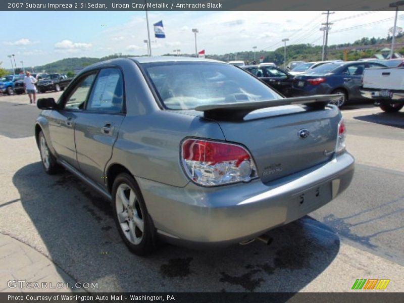 Urban Gray Metallic / Anthracite Black 2007 Subaru Impreza 2.5i Sedan