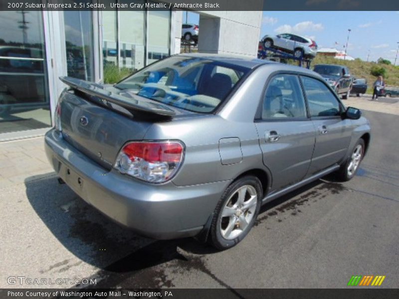 Urban Gray Metallic / Anthracite Black 2007 Subaru Impreza 2.5i Sedan