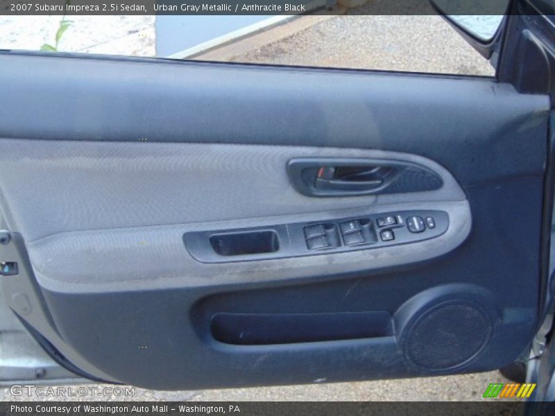 Urban Gray Metallic / Anthracite Black 2007 Subaru Impreza 2.5i Sedan