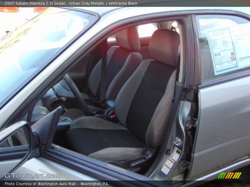 Urban Gray Metallic / Anthracite Black 2007 Subaru Impreza 2.5i Sedan