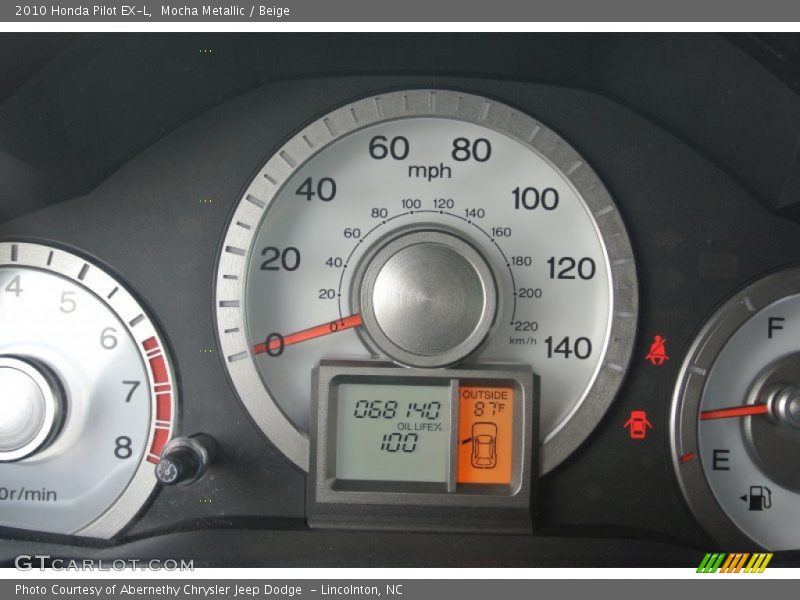 Mocha Metallic / Beige 2010 Honda Pilot EX-L