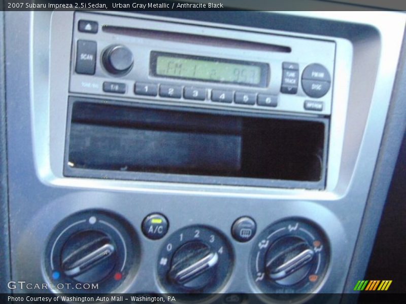 Urban Gray Metallic / Anthracite Black 2007 Subaru Impreza 2.5i Sedan