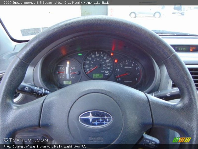 Urban Gray Metallic / Anthracite Black 2007 Subaru Impreza 2.5i Sedan