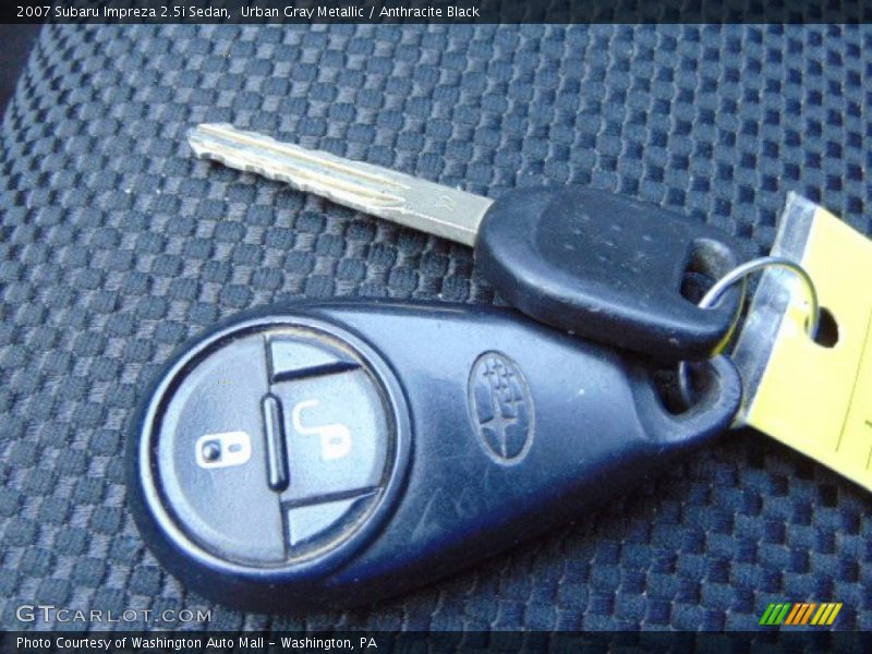 Urban Gray Metallic / Anthracite Black 2007 Subaru Impreza 2.5i Sedan