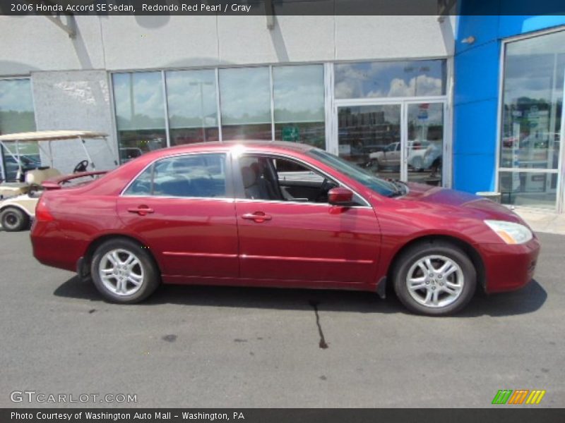 Redondo Red Pearl / Gray 2006 Honda Accord SE Sedan