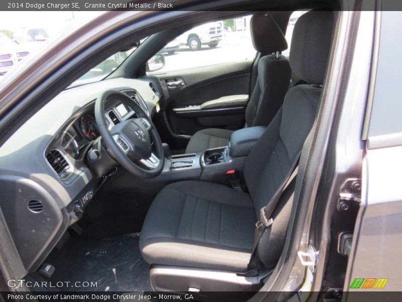 Granite Crystal Metallic / Black 2014 Dodge Charger SE