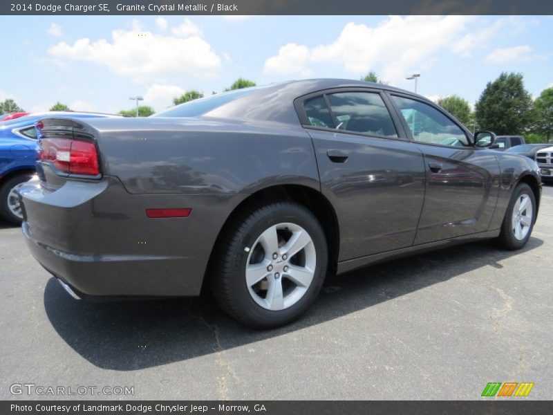 Granite Crystal Metallic / Black 2014 Dodge Charger SE
