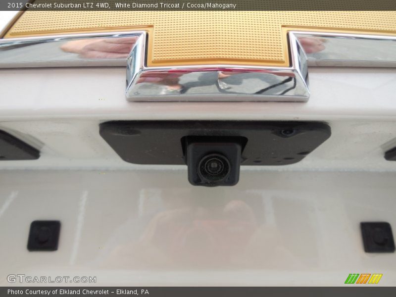White Diamond Tricoat / Cocoa/Mahogany 2015 Chevrolet Suburban LTZ 4WD