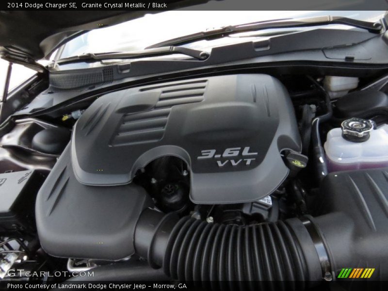 Granite Crystal Metallic / Black 2014 Dodge Charger SE