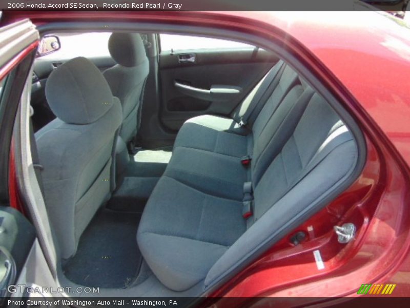 Redondo Red Pearl / Gray 2006 Honda Accord SE Sedan