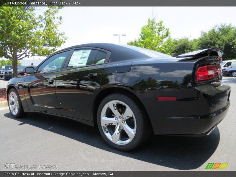 Pitch Black / Black 2014 Dodge Charger SE