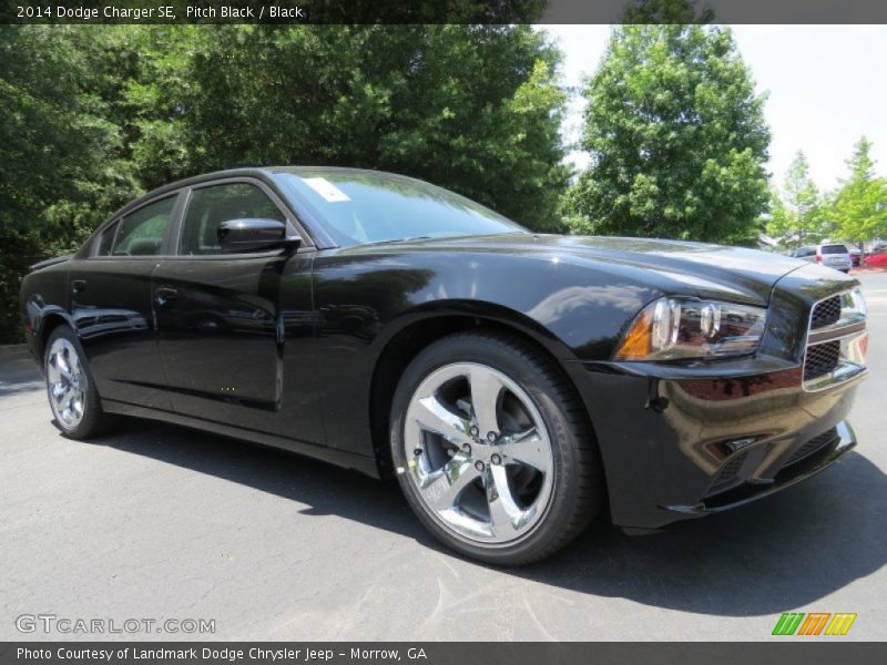 Pitch Black / Black 2014 Dodge Charger SE
