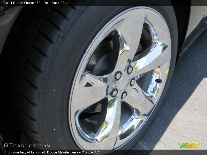 Pitch Black / Black 2014 Dodge Charger SE