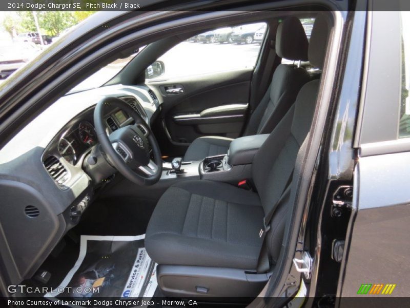 Pitch Black / Black 2014 Dodge Charger SE