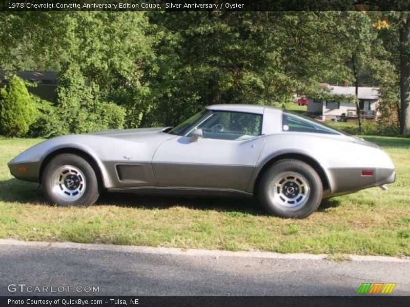 Silver Anniversary / Oyster 1978 Chevrolet Corvette Anniversary Edition Coupe