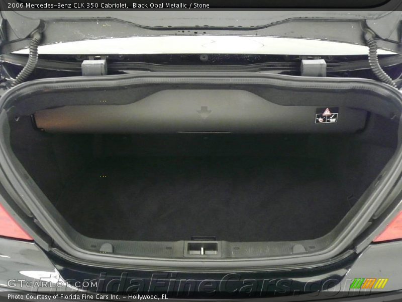 Black Opal Metallic / Stone 2006 Mercedes-Benz CLK 350 Cabriolet