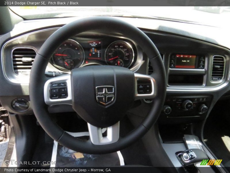 Pitch Black / Black 2014 Dodge Charger SE