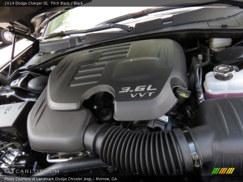 Pitch Black / Black 2014 Dodge Charger SE