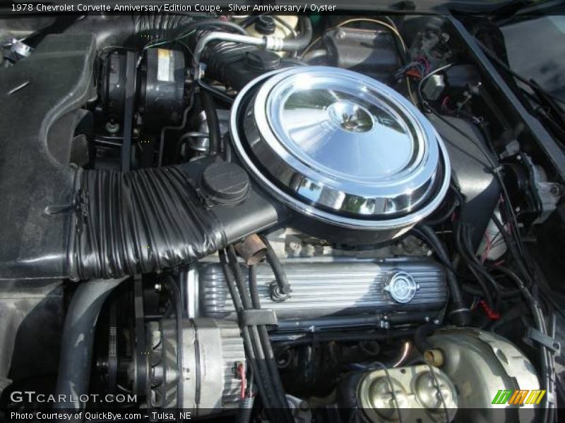  1978 Corvette Anniversary Edition Coupe Engine - 5.7 Liter OHV 16-Valve L48 V8