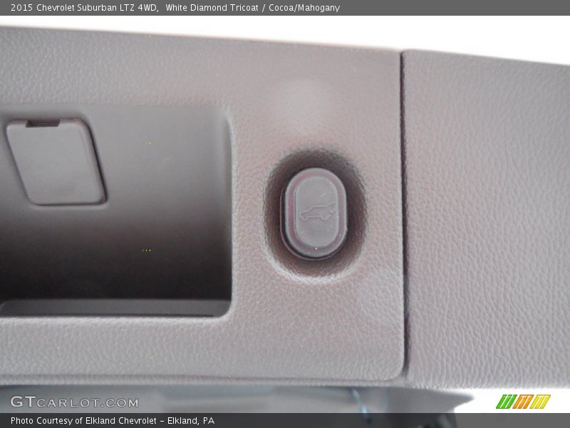 White Diamond Tricoat / Cocoa/Mahogany 2015 Chevrolet Suburban LTZ 4WD