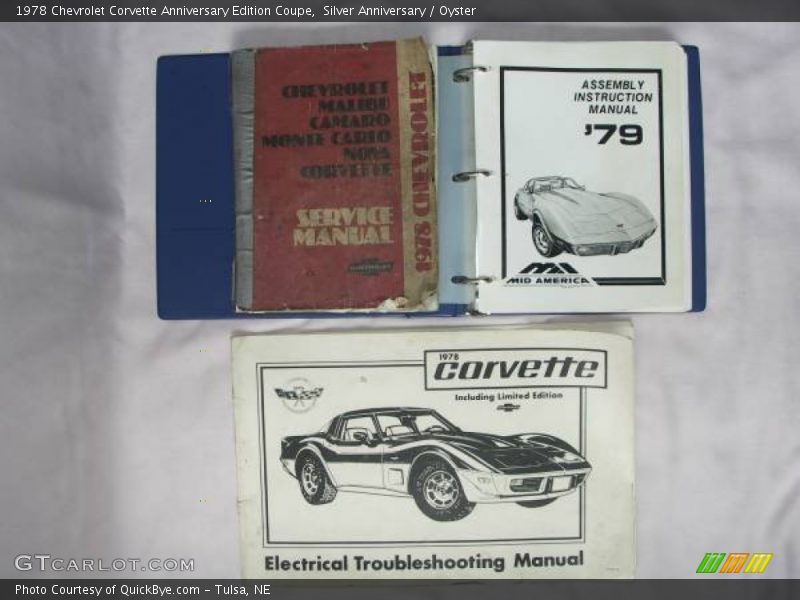 Books/Manuals of 1978 Corvette Anniversary Edition Coupe