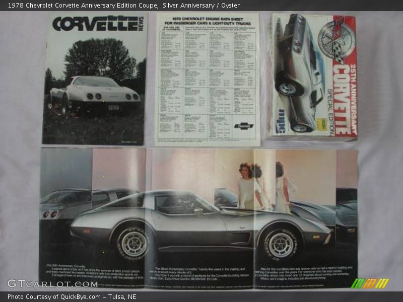 Books/Manuals of 1978 Corvette Anniversary Edition Coupe