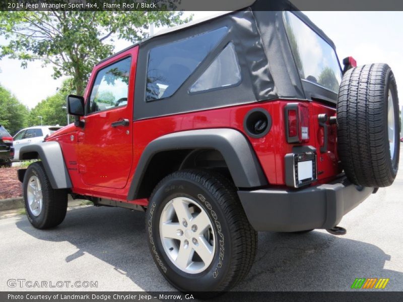 Flame Red / Black 2014 Jeep Wrangler Sport 4x4