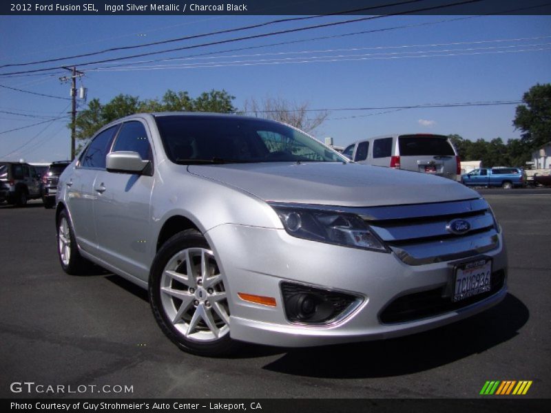 Ingot Silver Metallic / Charcoal Black 2012 Ford Fusion SEL