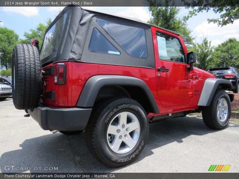 Flame Red / Black 2014 Jeep Wrangler Sport 4x4