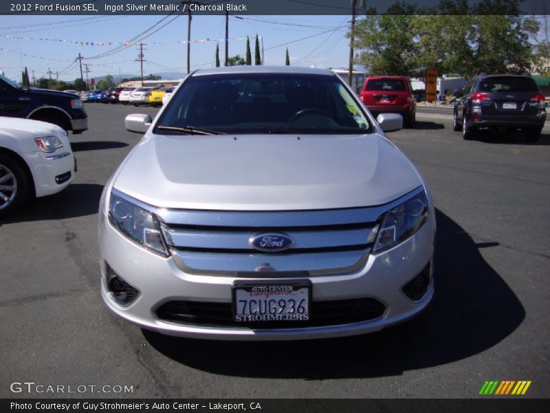 Ingot Silver Metallic / Charcoal Black 2012 Ford Fusion SEL