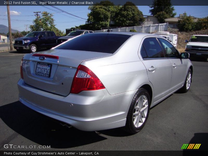 Ingot Silver Metallic / Charcoal Black 2012 Ford Fusion SEL