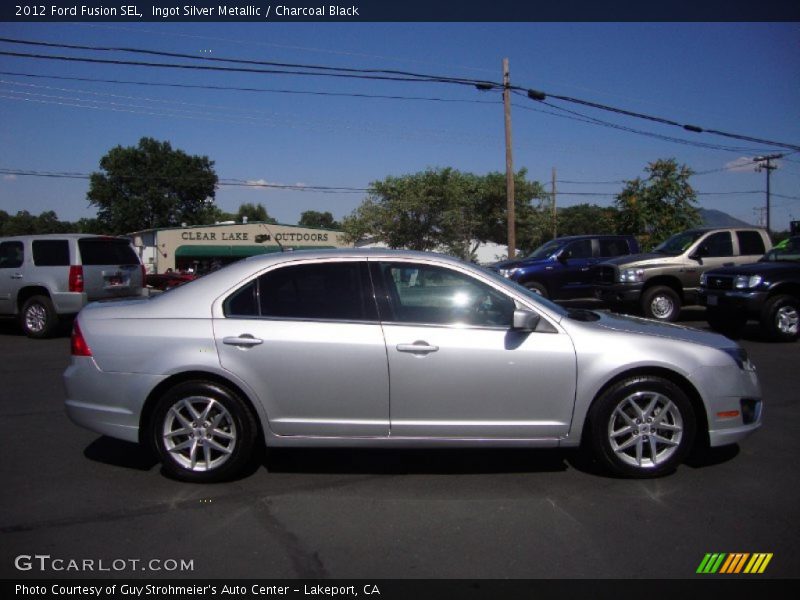 Ingot Silver Metallic / Charcoal Black 2012 Ford Fusion SEL
