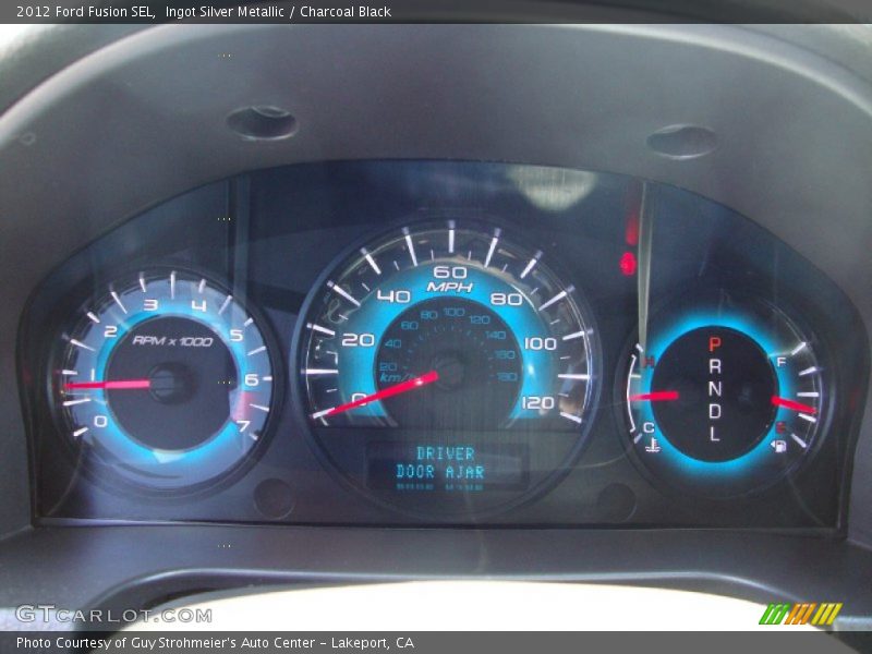Ingot Silver Metallic / Charcoal Black 2012 Ford Fusion SEL