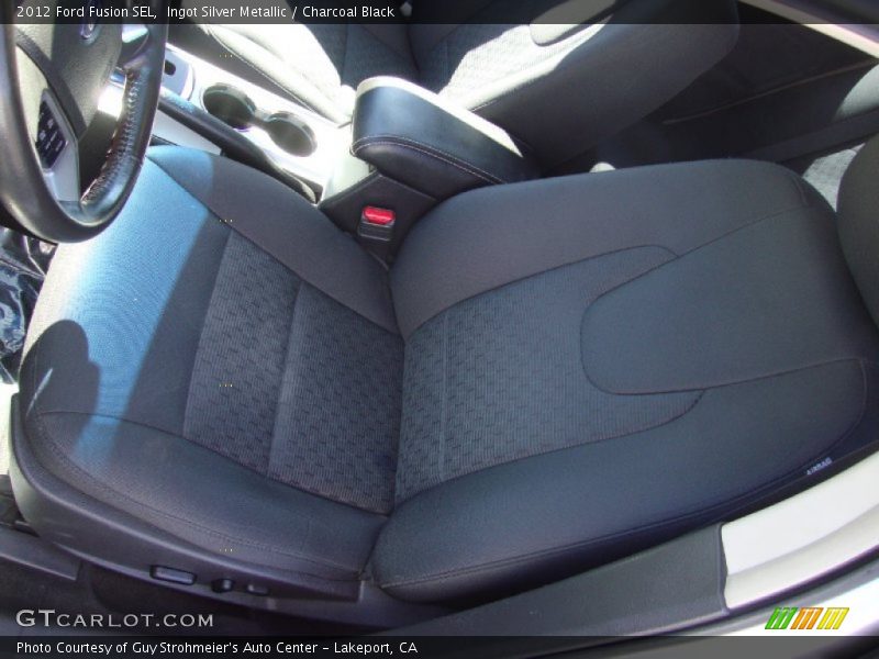 Ingot Silver Metallic / Charcoal Black 2012 Ford Fusion SEL