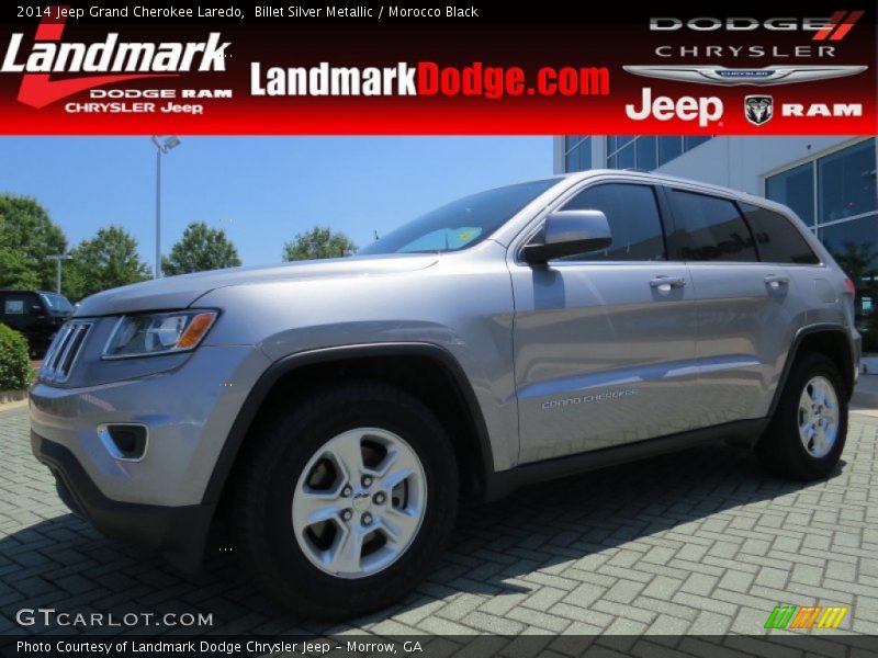 Billet Silver Metallic / Morocco Black 2014 Jeep Grand Cherokee Laredo