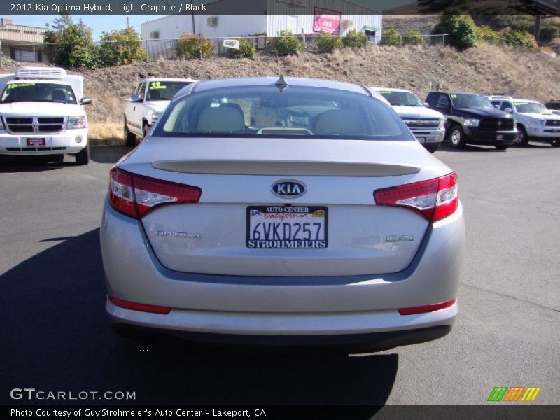 Light Graphite / Black 2012 Kia Optima Hybrid