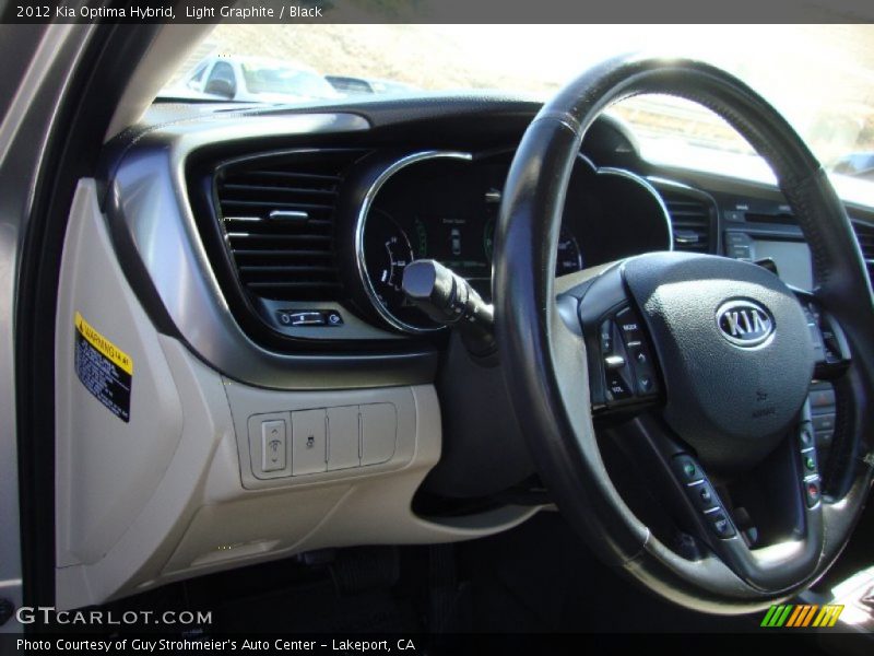 Light Graphite / Black 2012 Kia Optima Hybrid