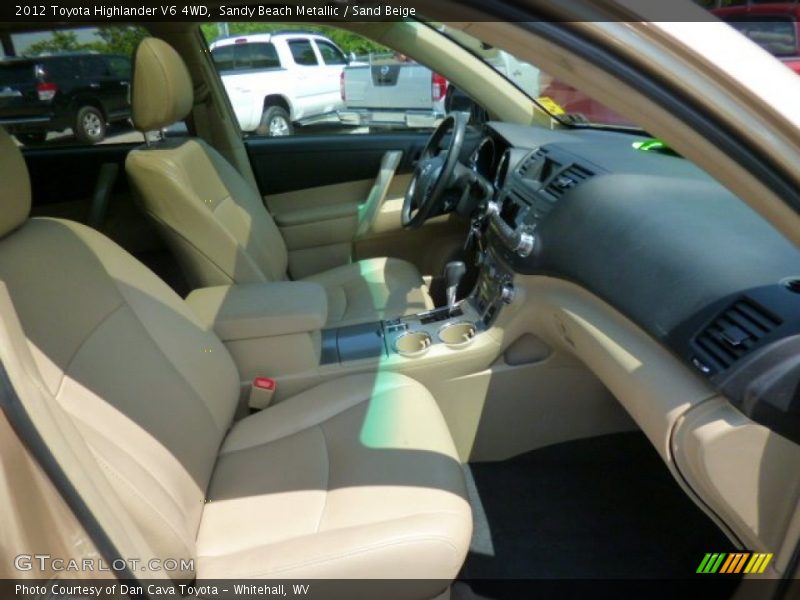 Sandy Beach Metallic / Sand Beige 2012 Toyota Highlander V6 4WD