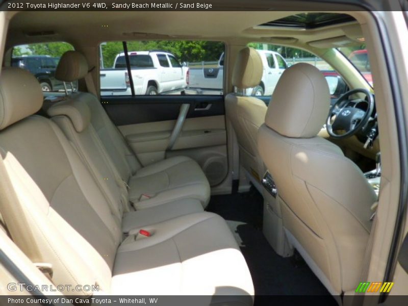 Sandy Beach Metallic / Sand Beige 2012 Toyota Highlander V6 4WD