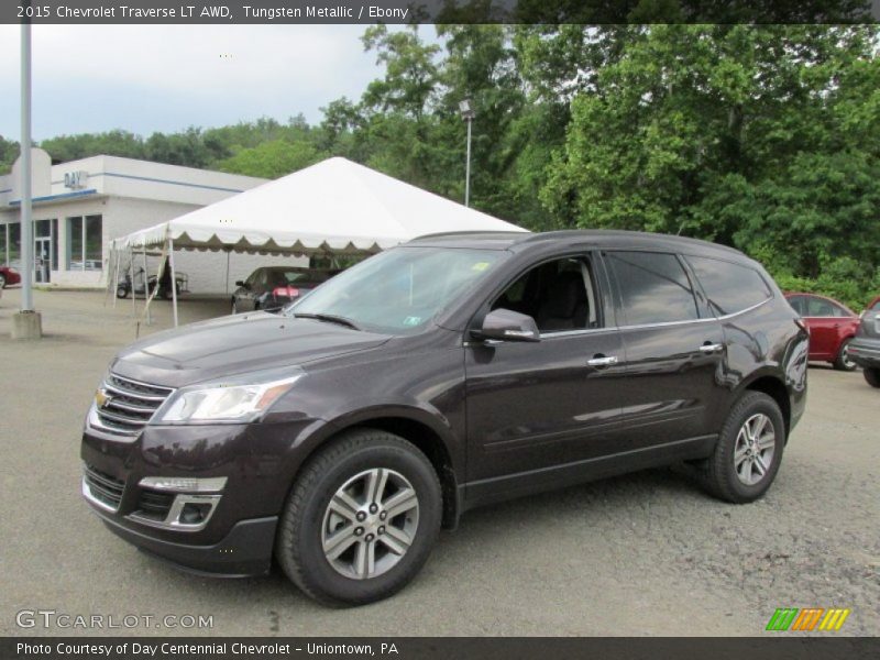 Tungsten Metallic / Ebony 2015 Chevrolet Traverse LT AWD