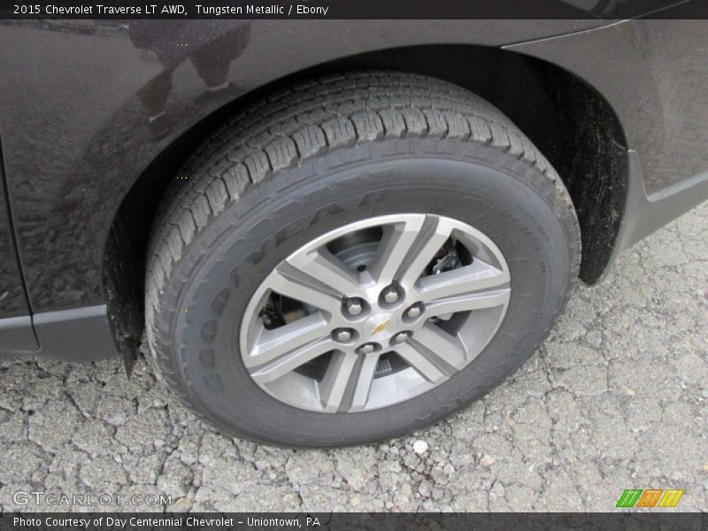 Tungsten Metallic / Ebony 2015 Chevrolet Traverse LT AWD