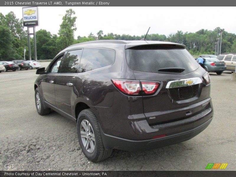Tungsten Metallic / Ebony 2015 Chevrolet Traverse LT AWD