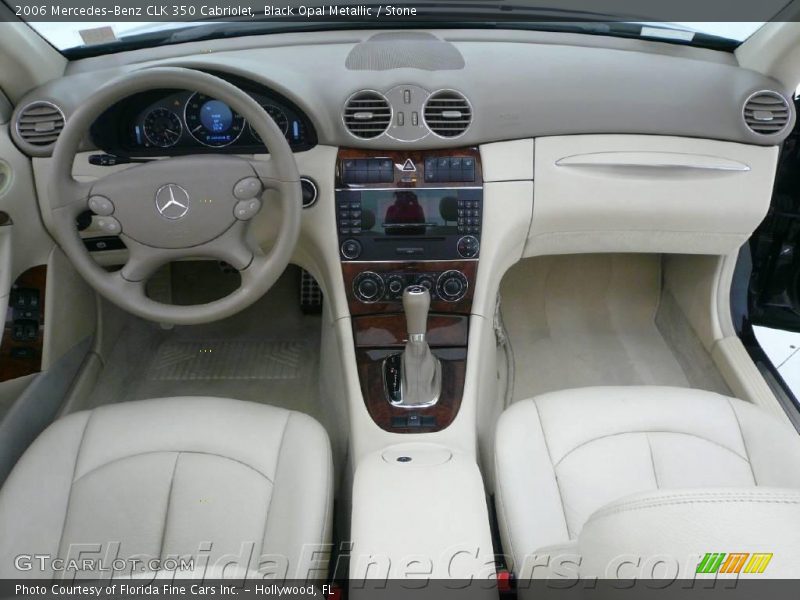 Black Opal Metallic / Stone 2006 Mercedes-Benz CLK 350 Cabriolet