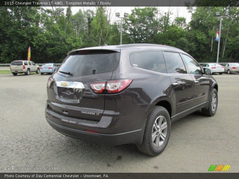 Tungsten Metallic / Ebony 2015 Chevrolet Traverse LT AWD