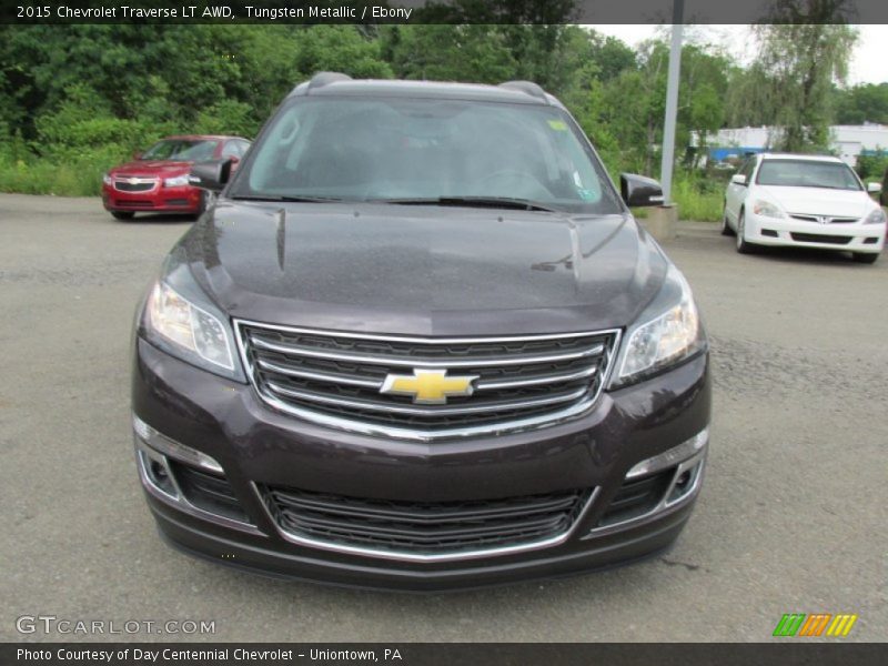 Tungsten Metallic / Ebony 2015 Chevrolet Traverse LT AWD